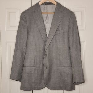 Zegna Men's Gray Blazer size 56 R